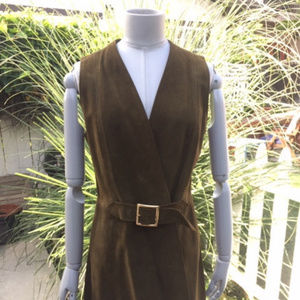 Latigo West Vintage Sleeveless Suede dress